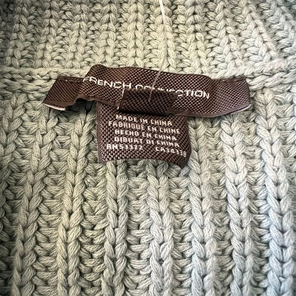 Women's Chunky Knit Turtleneck Sweater Green Long Sleeve Pullover S - Picture 10 of 10